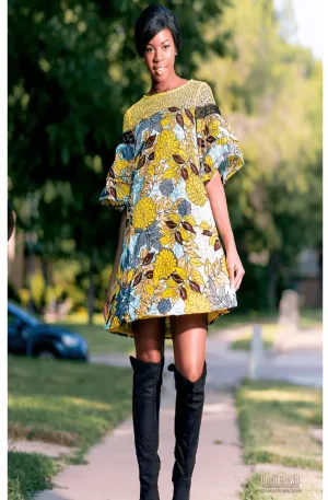 African Print Mona Dress