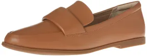 Amazon Essentials Women's Soft Moc Toe Loafer, Camel, 9