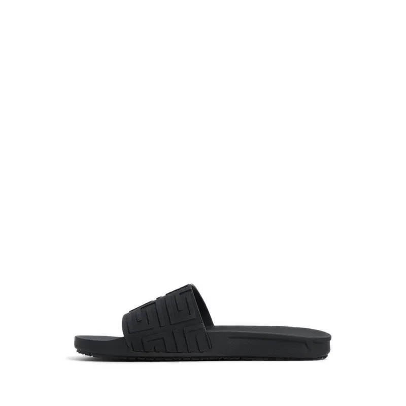 Atrani Flat Sandals - Black
