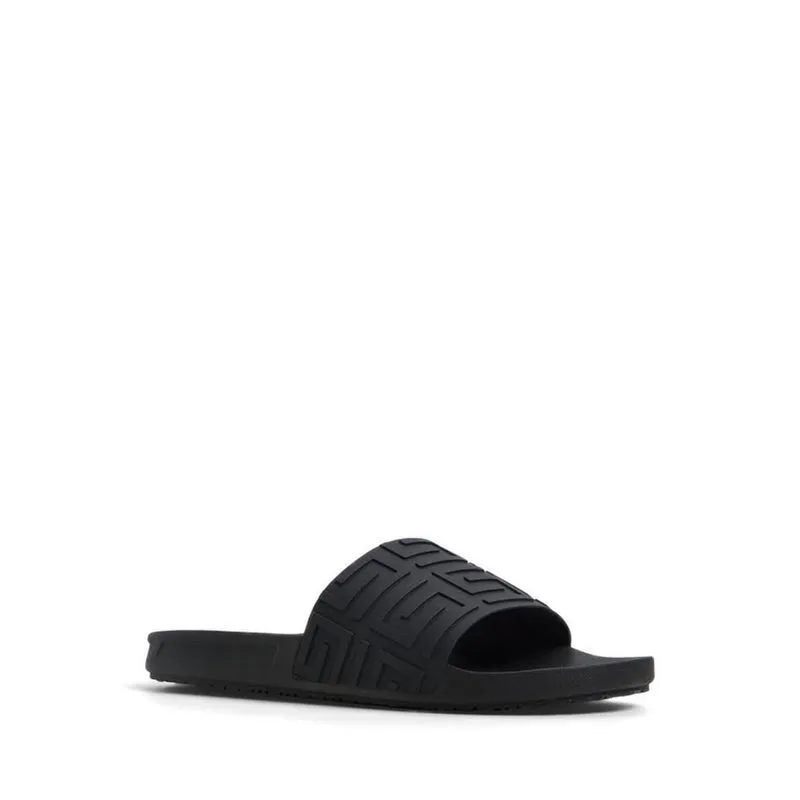 Atrani Flat Sandals - Black