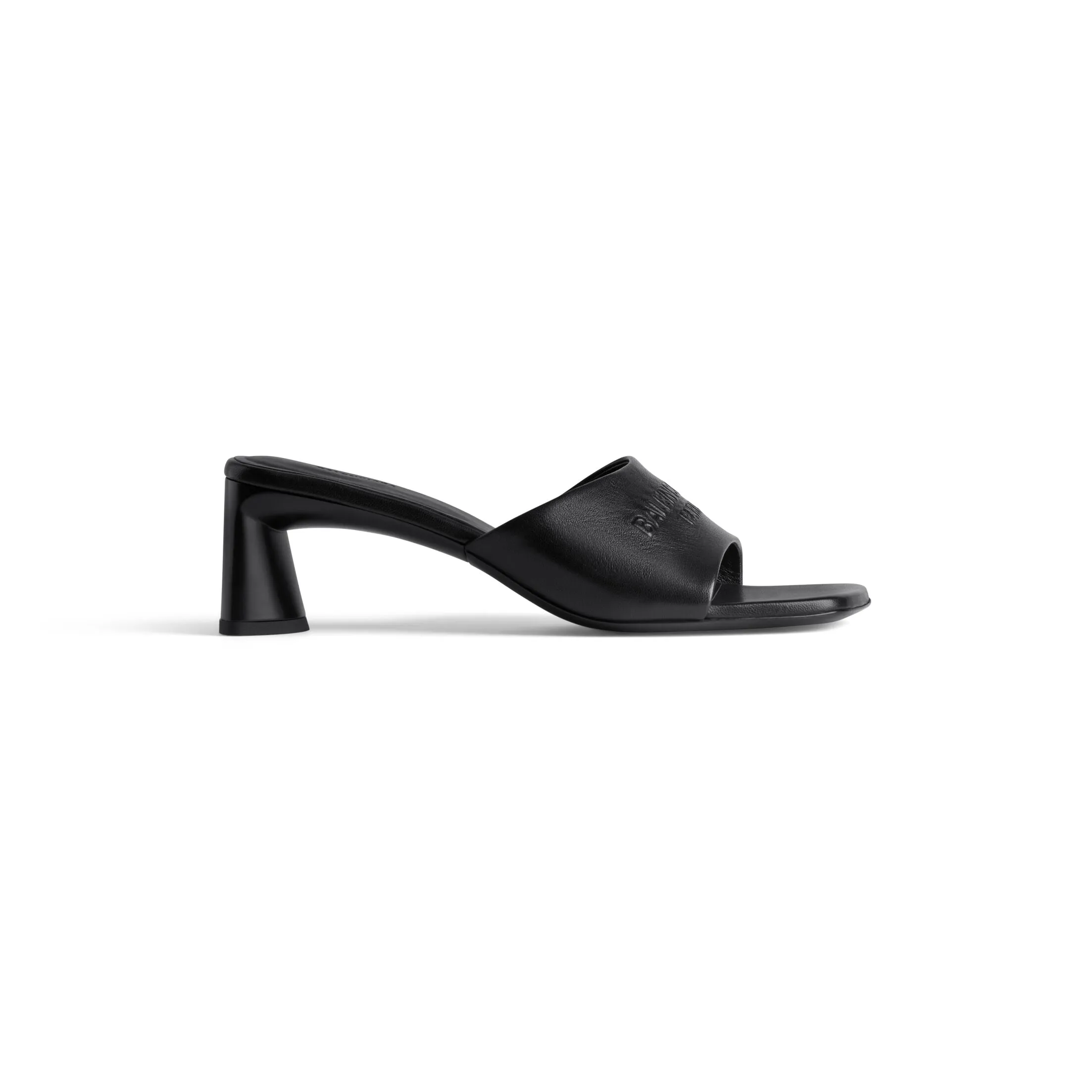 BALENCIAGA DUTY FREE LAMBSKIN LEATHER HEELED SANDALS