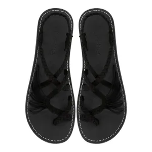 Banyan - Classic Black Rope Sandals