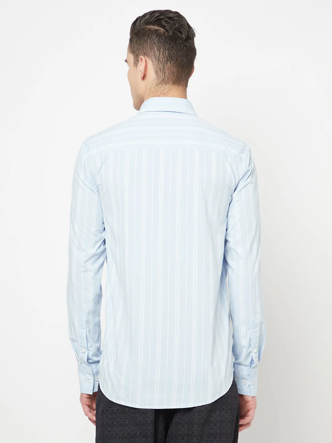 Blue Striped Shirt