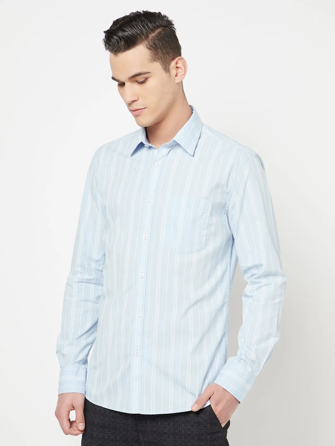 Blue Striped Shirt