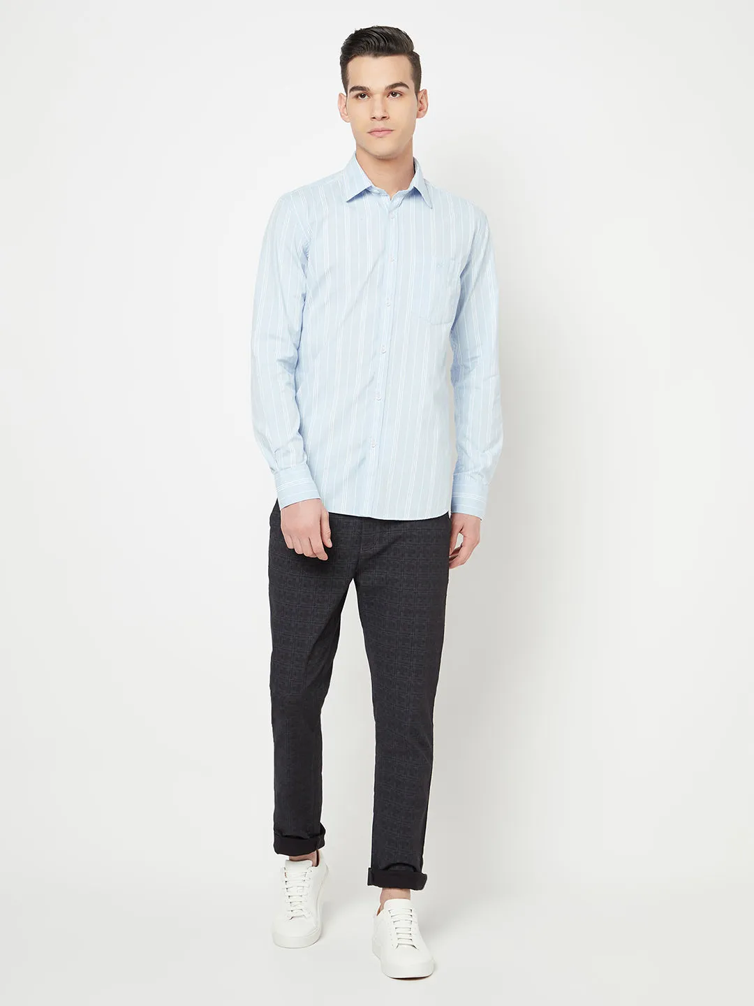 Blue Striped Shirt
