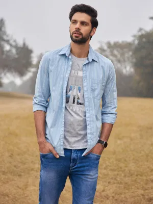 Blue Striped Shirt