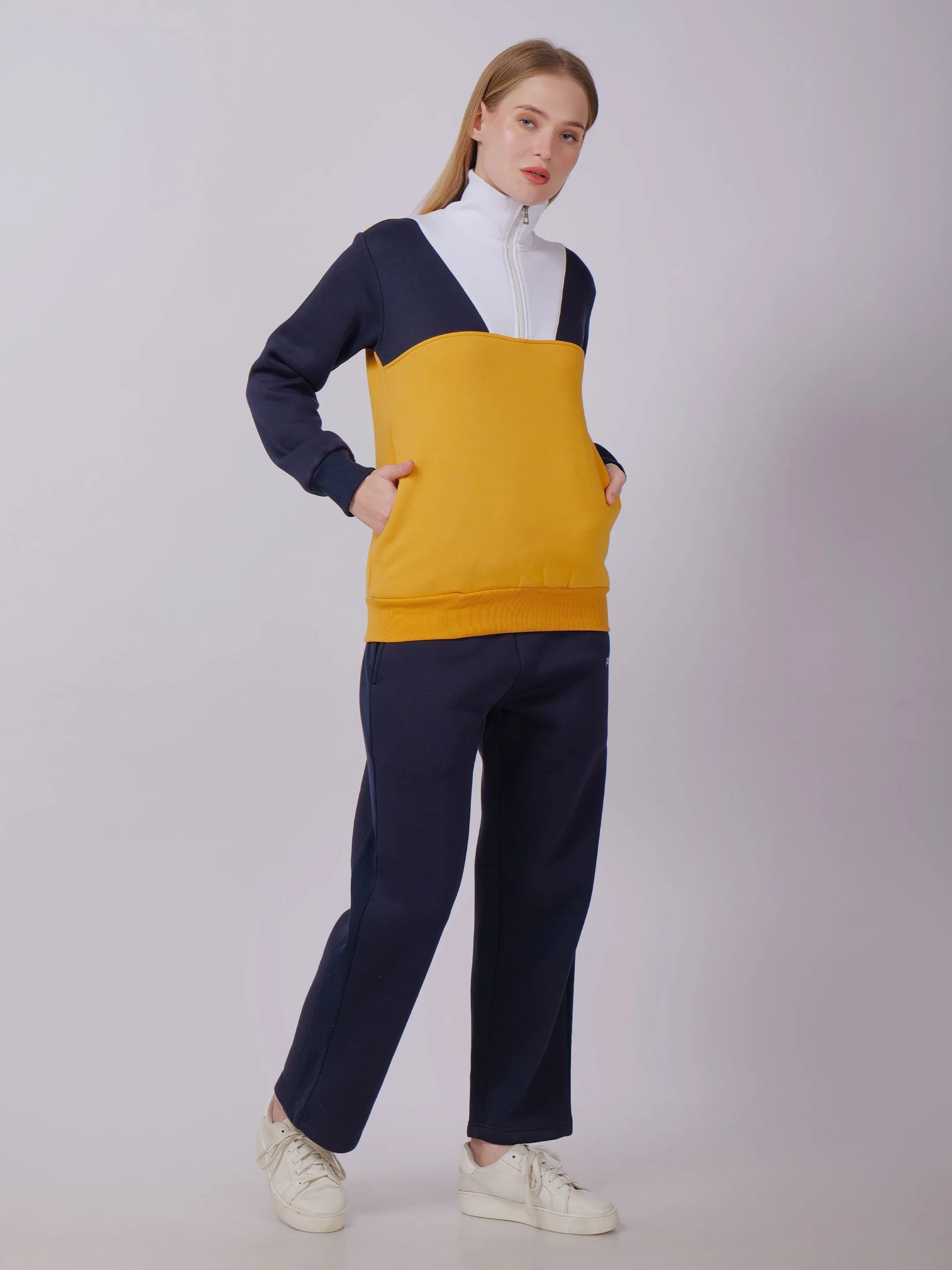 Bold Contrast Pro Fleece Co-Ord Set