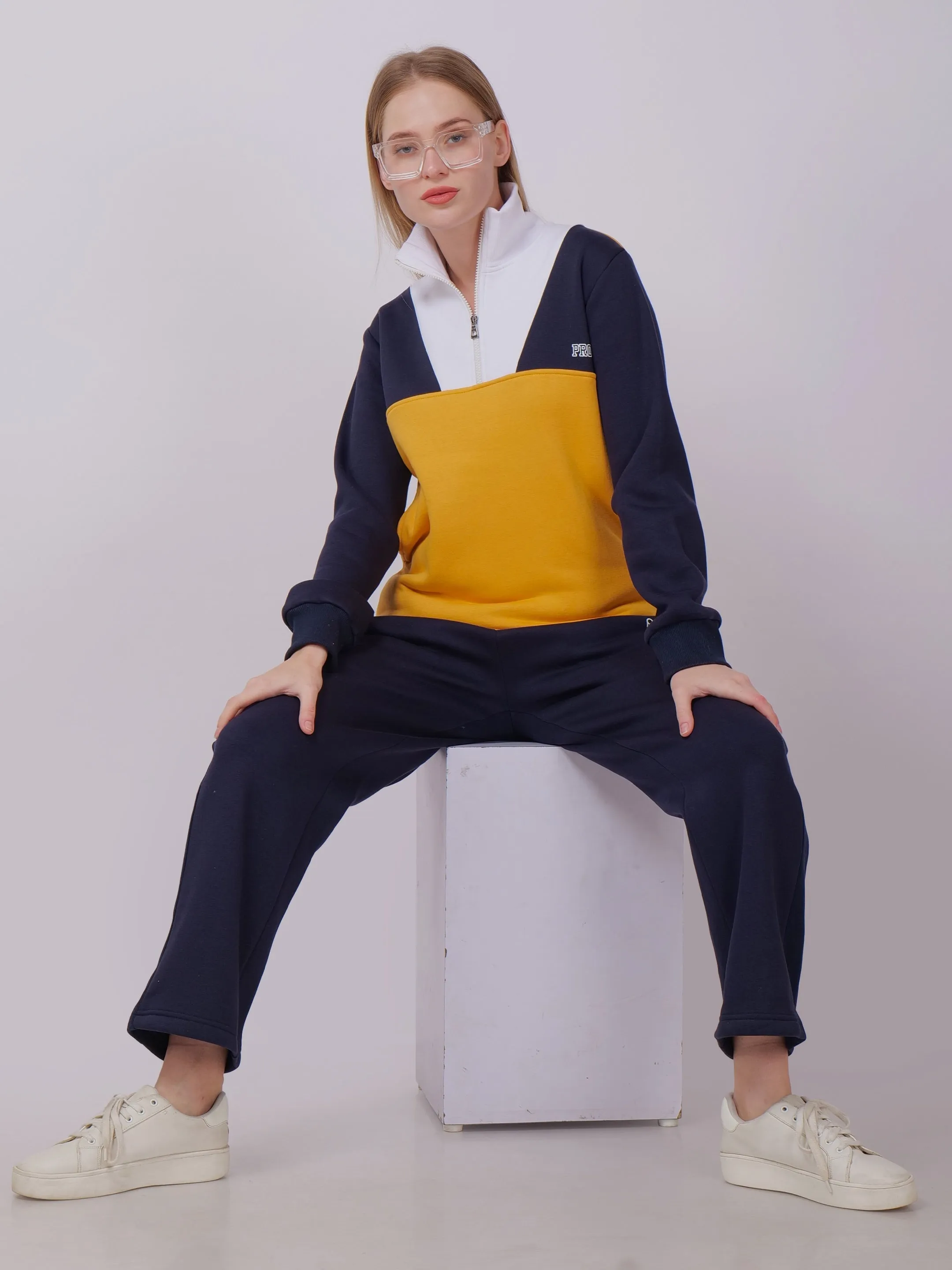 Bold Contrast Pro Fleece Co-Ord Set