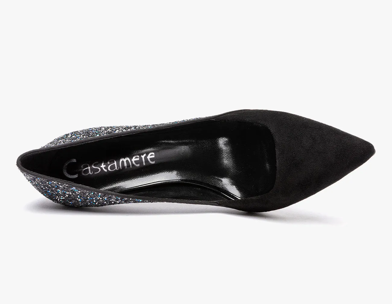 CASTAMERE Womens Leather Lining High Heels Pumps Pointed Toe Slip-on 10CM Shoes