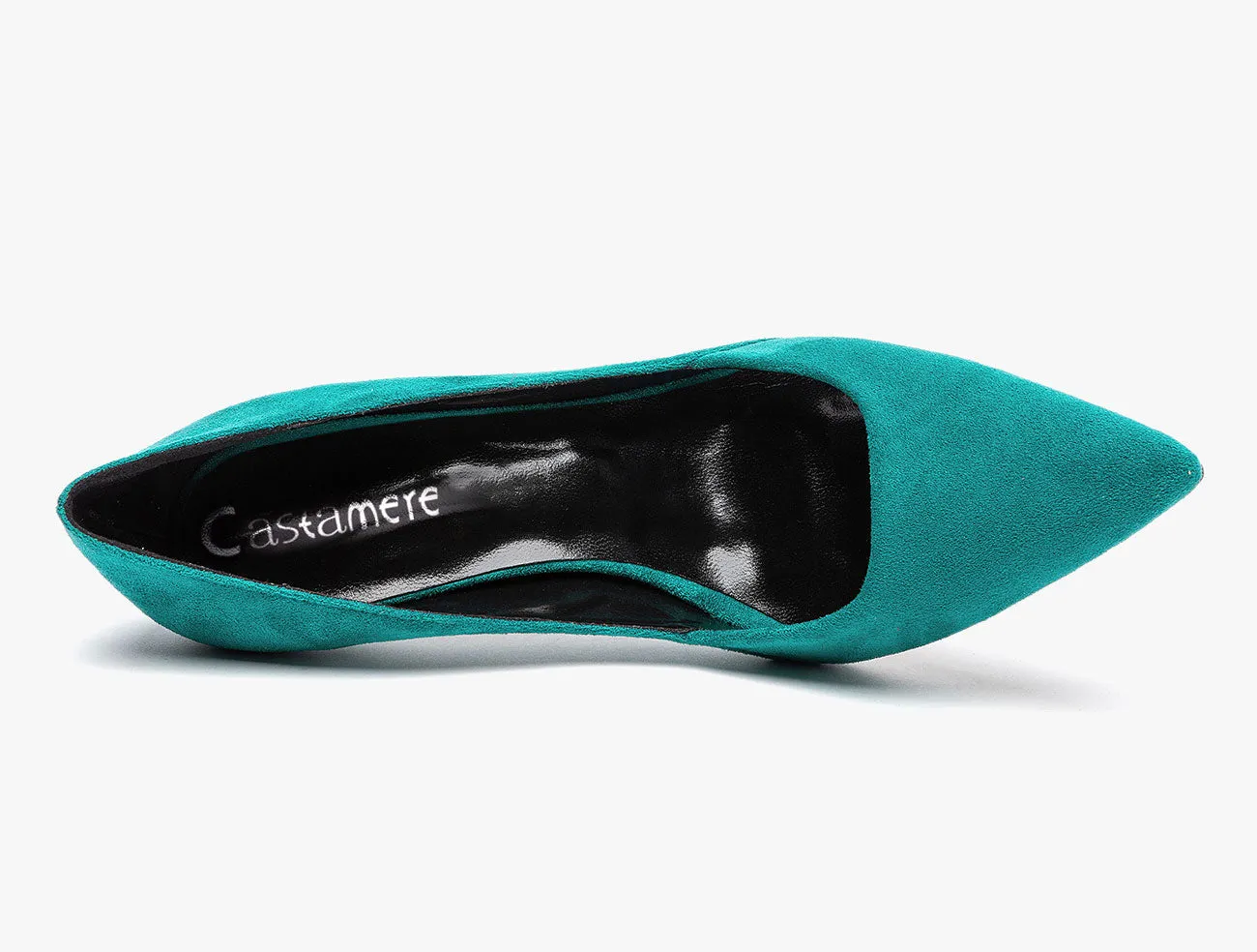 CASTAMERE Womens Leather Lining High Heels Pumps Pointed Toe Slip-on 10CM Shoes
