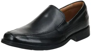 Clarks mens Tilden Free Loafer, Black Leather, 15 US