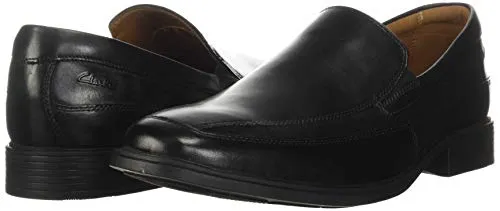 Clarks mens Tilden Free Loafer, Black Leather, 15 US