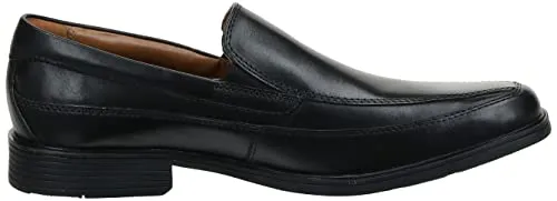 Clarks mens Tilden Free Loafer, Black Leather, 15 US