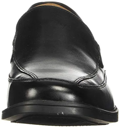 Clarks mens Tilden Free Loafer, Black Leather, 15 US