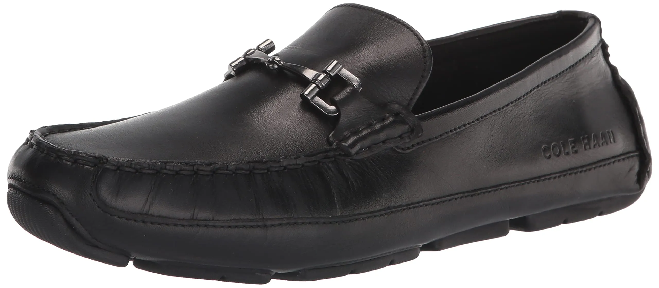 Cole Haan Men's Wyatt BIT Driver Driving Style Loafer, Black, 11