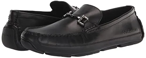 Cole Haan Men's Wyatt BIT Driver Driving Style Loafer, Black, 11