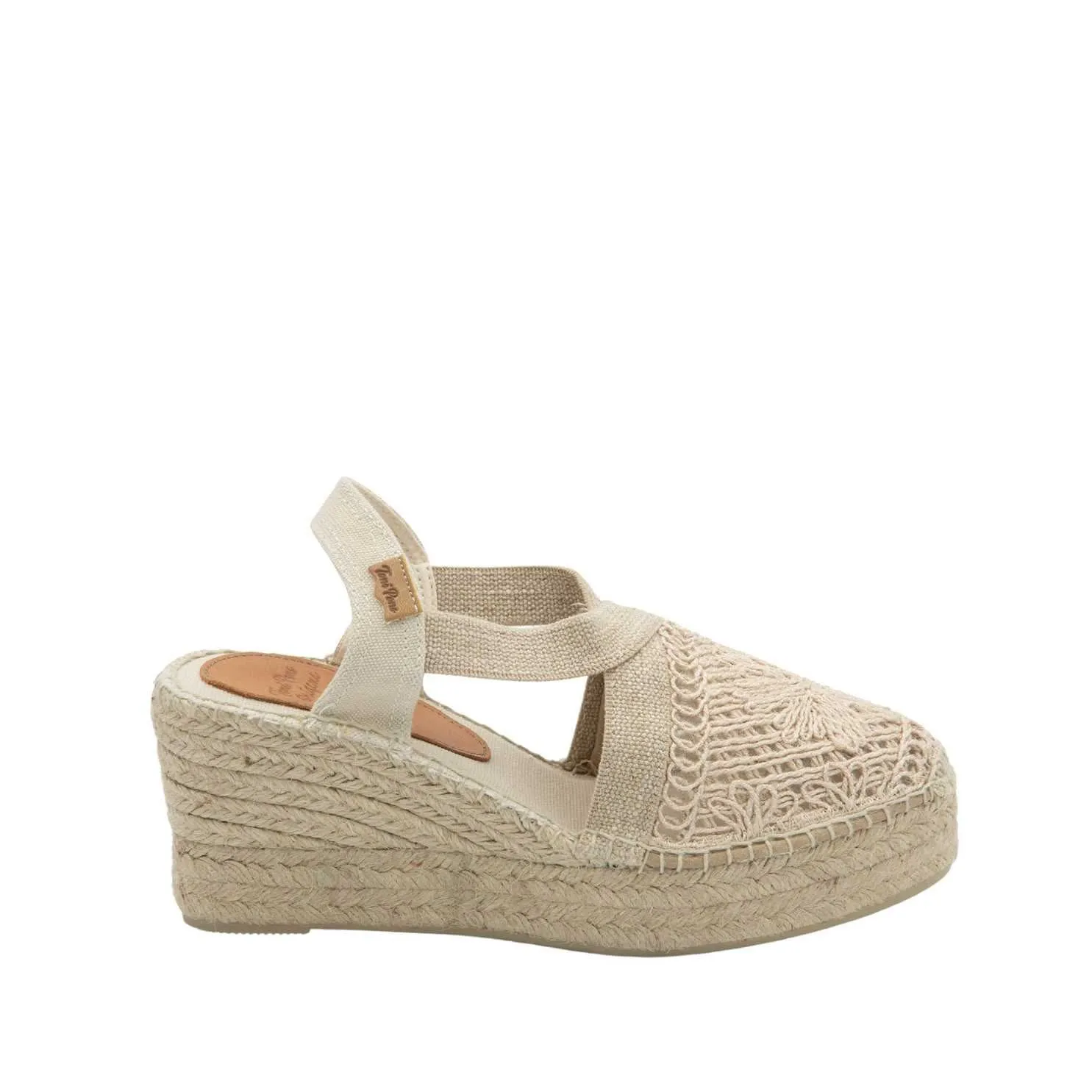 Crochet Fabric Wedges Espadrille For Women - Thalia
