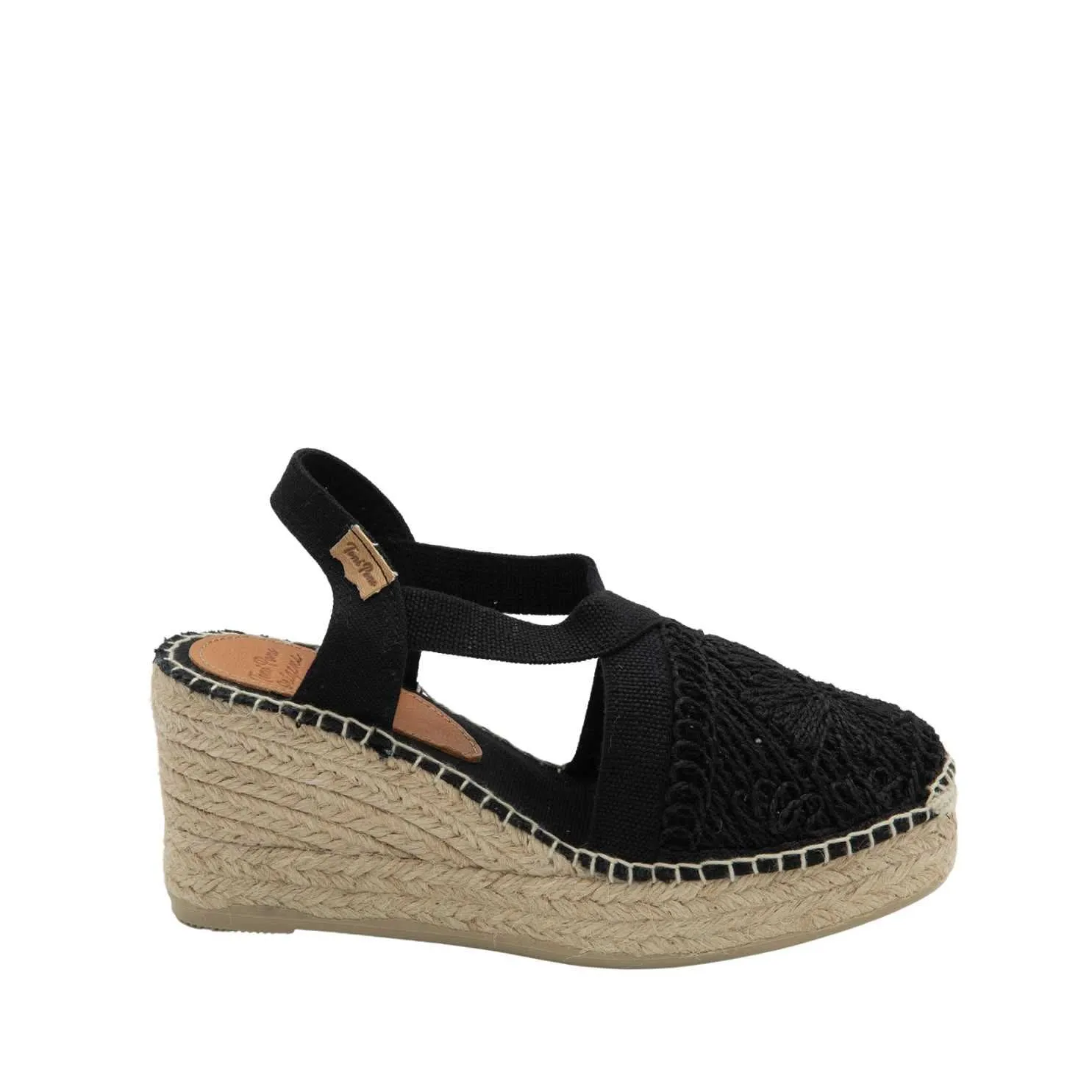 Crochet Fabric Wedges Espadrille For Women - Thalia