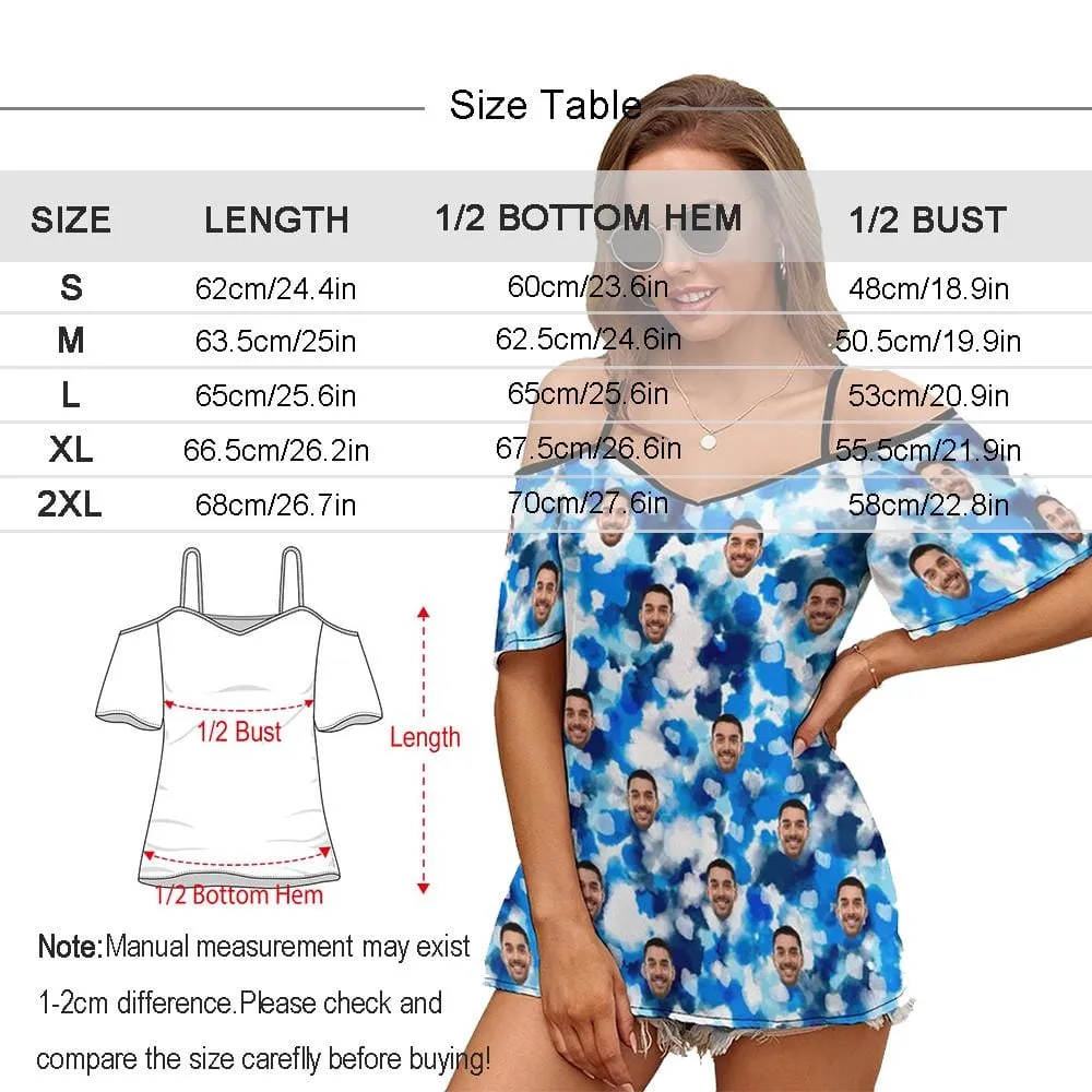 Custom Face Wildflowers Women's Suspender Top