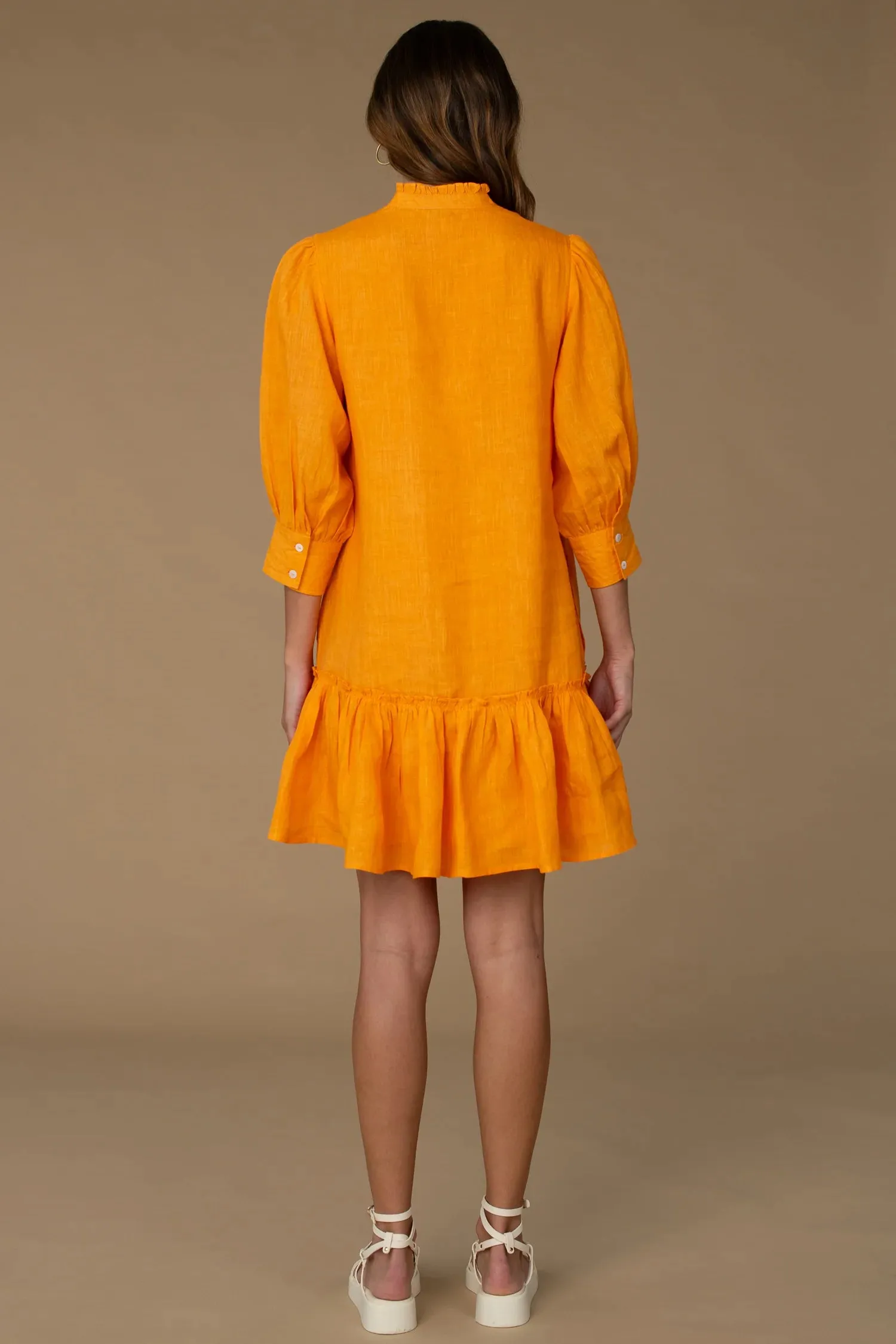 ELIZABETH JAMES - Chloe Dress - Apricot