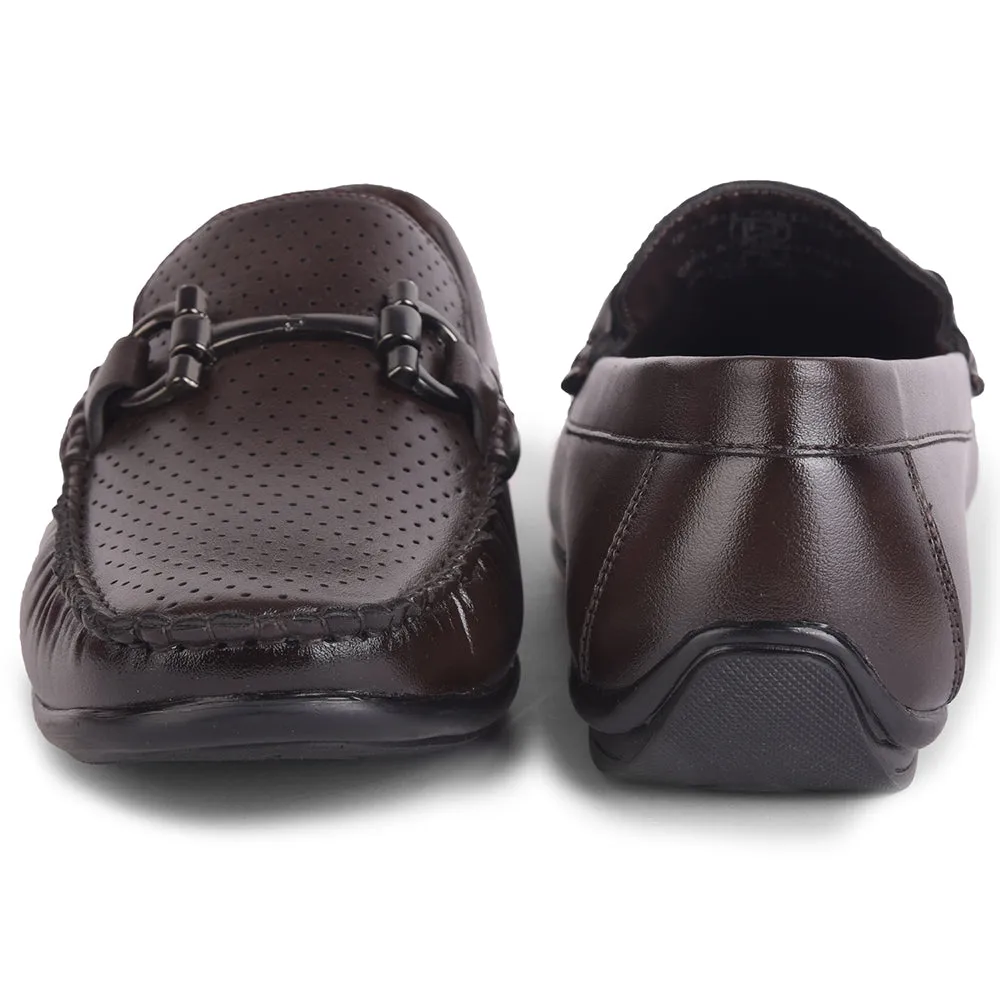 Fortune Brown Casual Loafers For Men HML-10E By Liberty