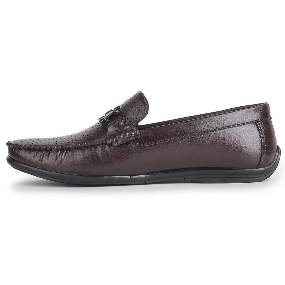 Fortune Brown Casual Loafers For Men HML-10E By Liberty