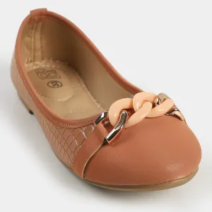 Girls Pumps SP-35 - Brown