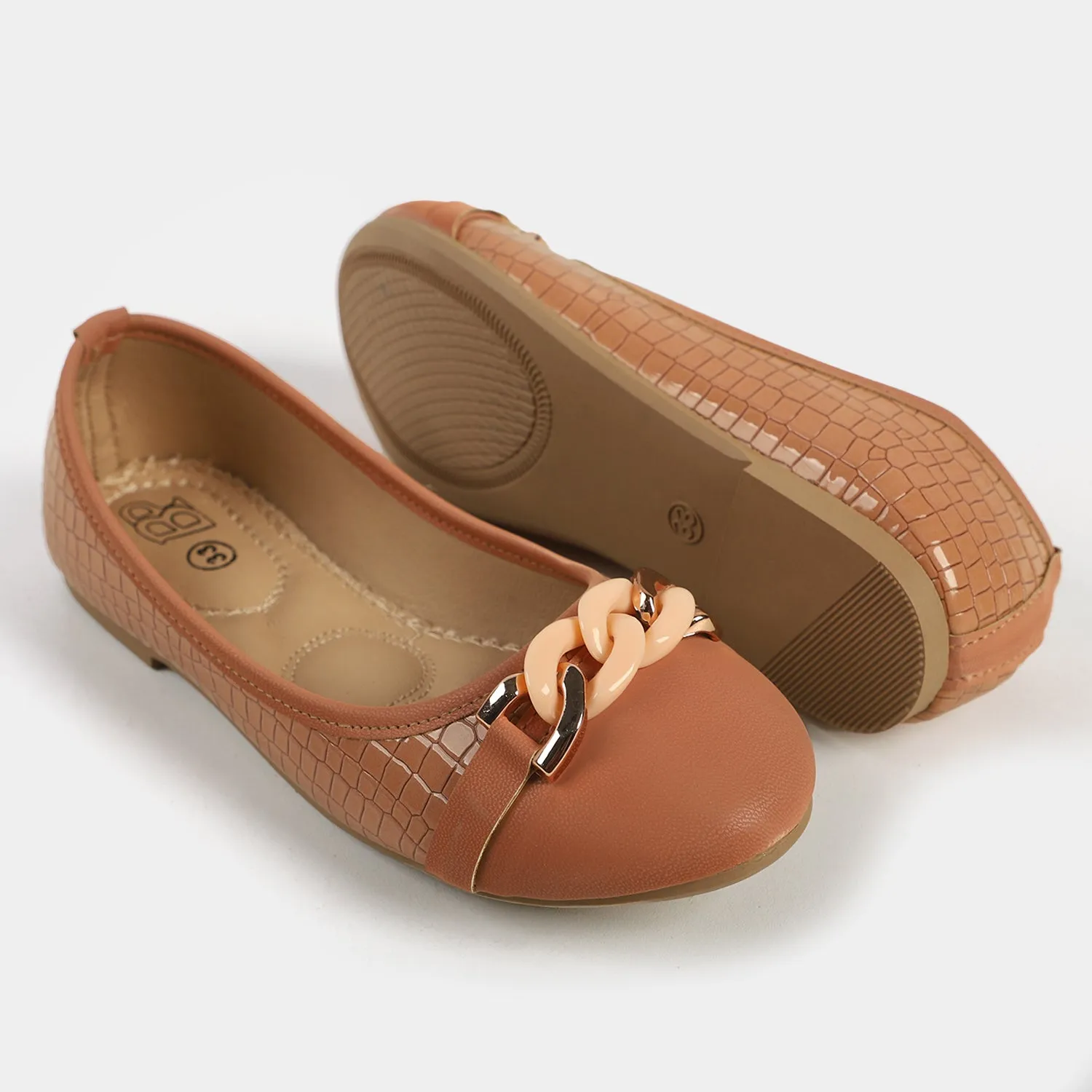 Girls Pumps SP-35 - Brown