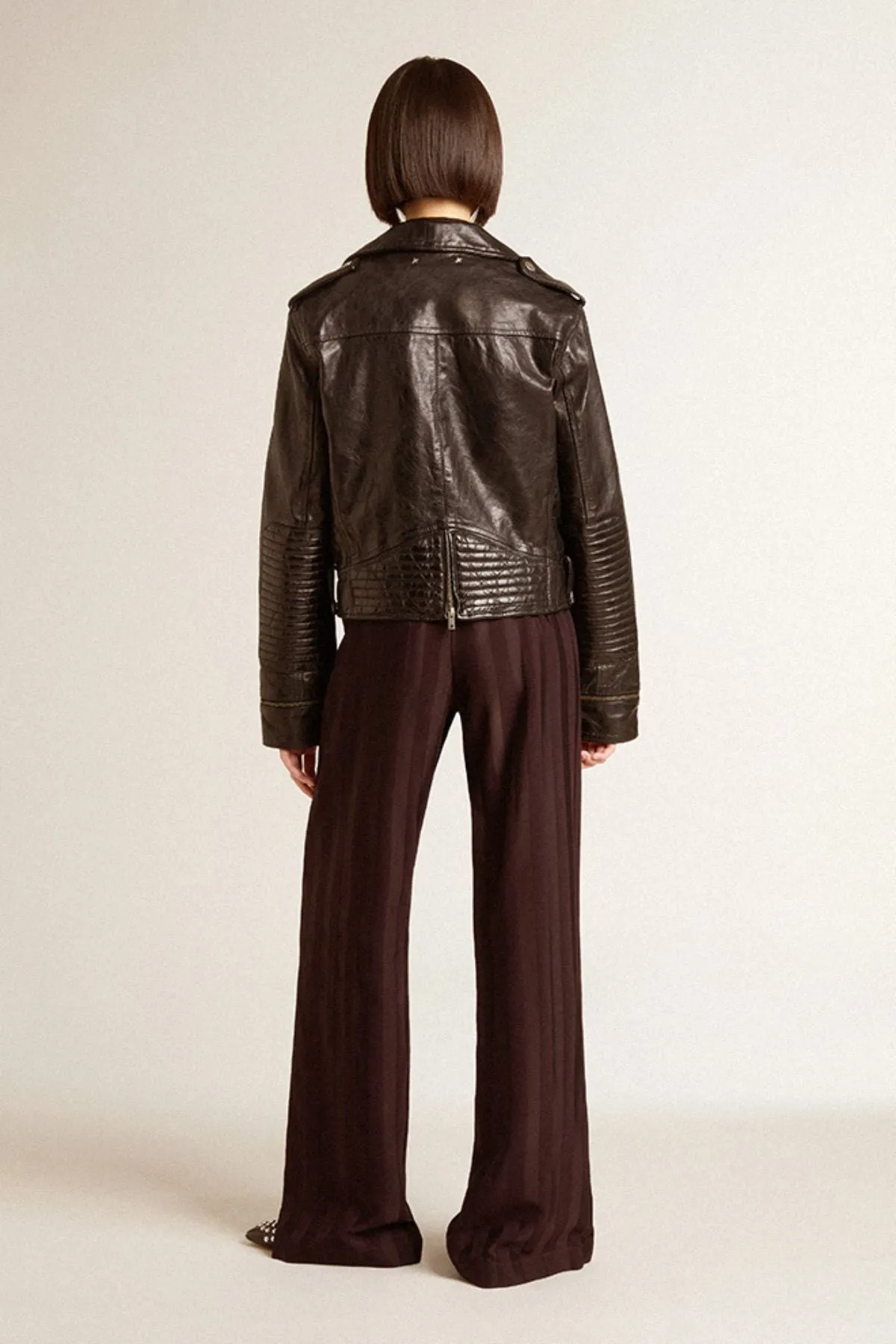 Golden Goose Noa Wide Leg Jogging Pant - Night Shade