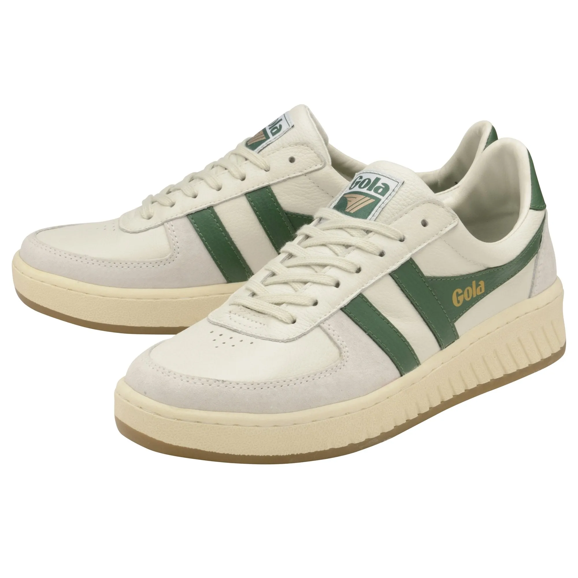 Grandslam Trainer (Off White   Green   Black)