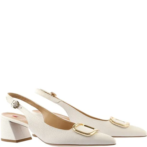Hogl Beige Sling Back Pump|910462312