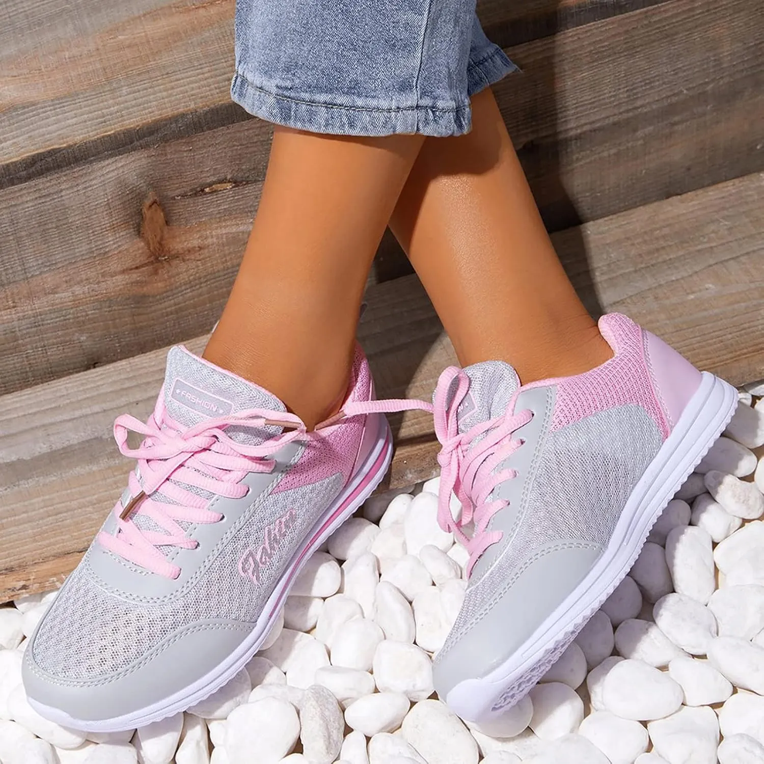 Men's Casual Dress Sneakers Oxfords Business Mesh Breathable Non Slip Work Shoes Women Breathable Business Casual Shoes High Top Sneakers White Tennis Shoe Trainers Shoe