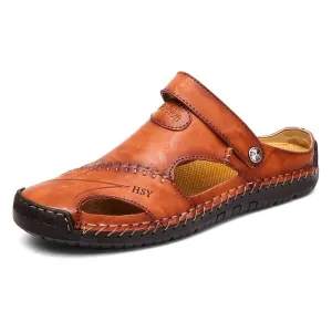 Men's Classic Leather Roman Sandals