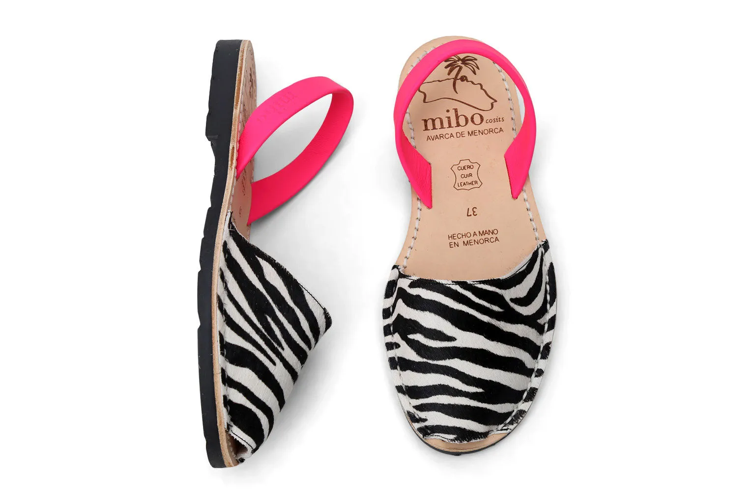 Mibo Zebra Pink Neon Avarcas