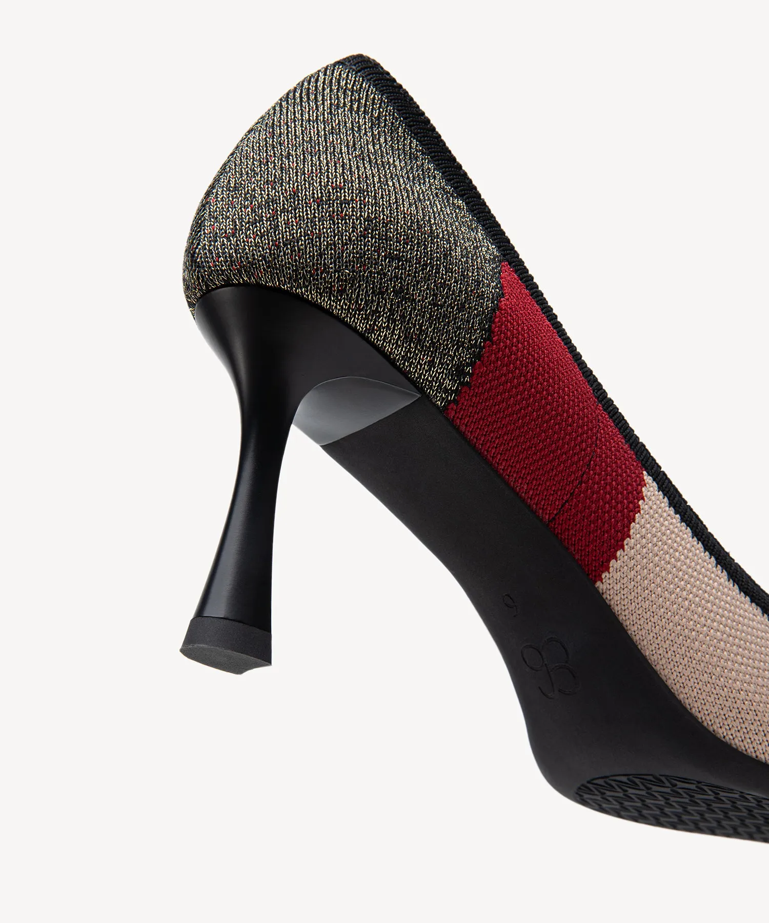 Modern Mosaic Heeled Pumps