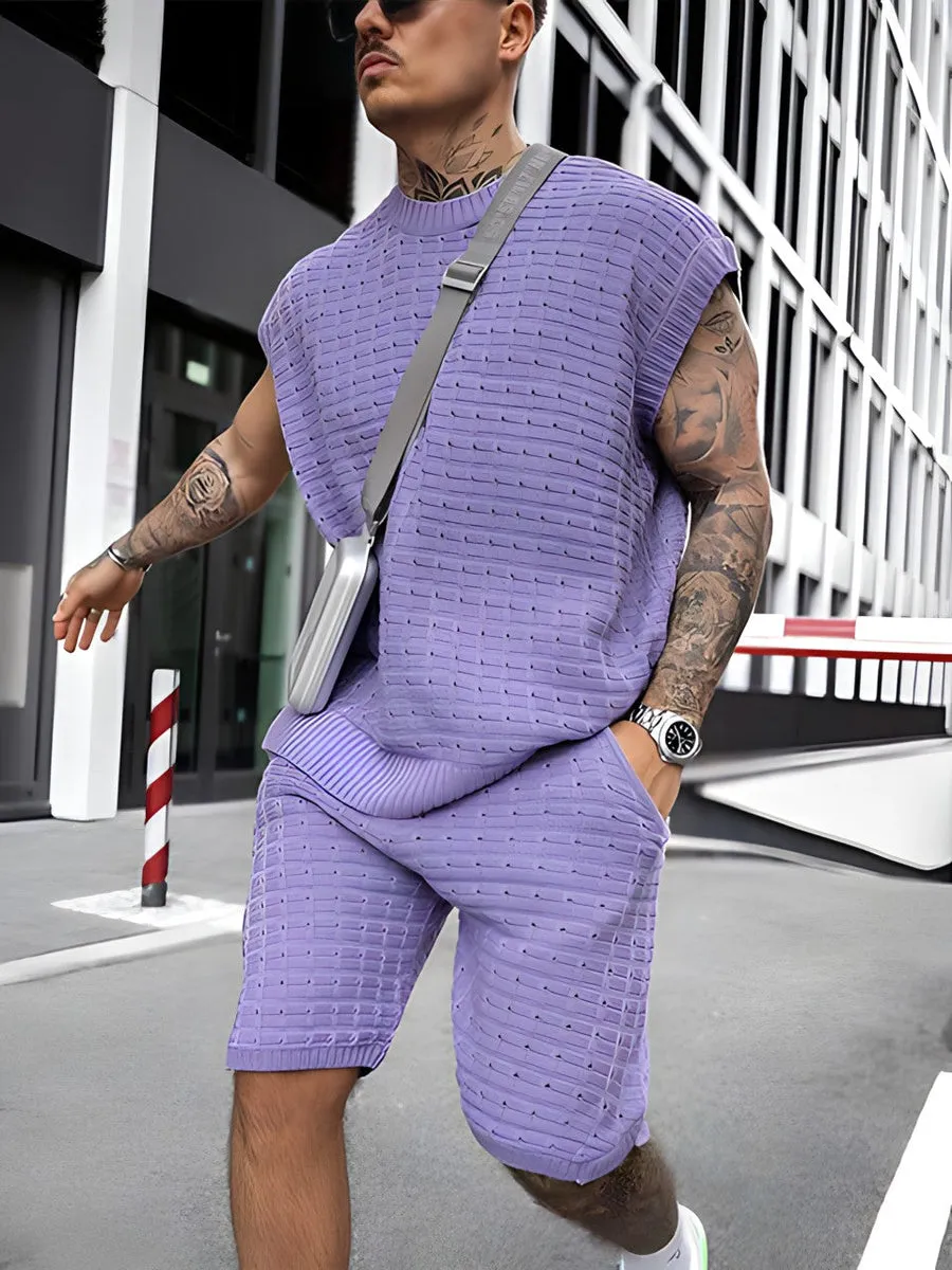 Nathan - Casual gebreide Herenset