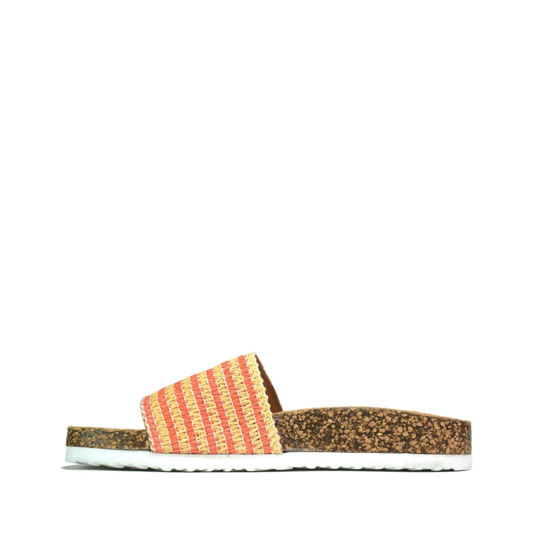 Open Toe Slider Orange
