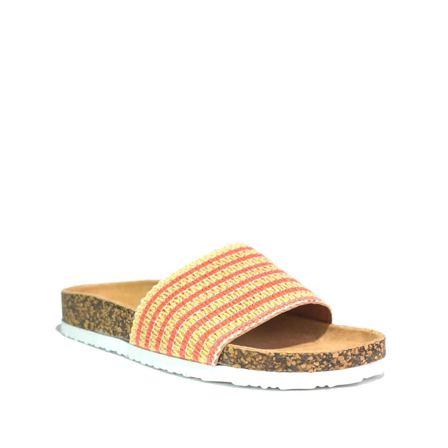 Open Toe Slider Orange