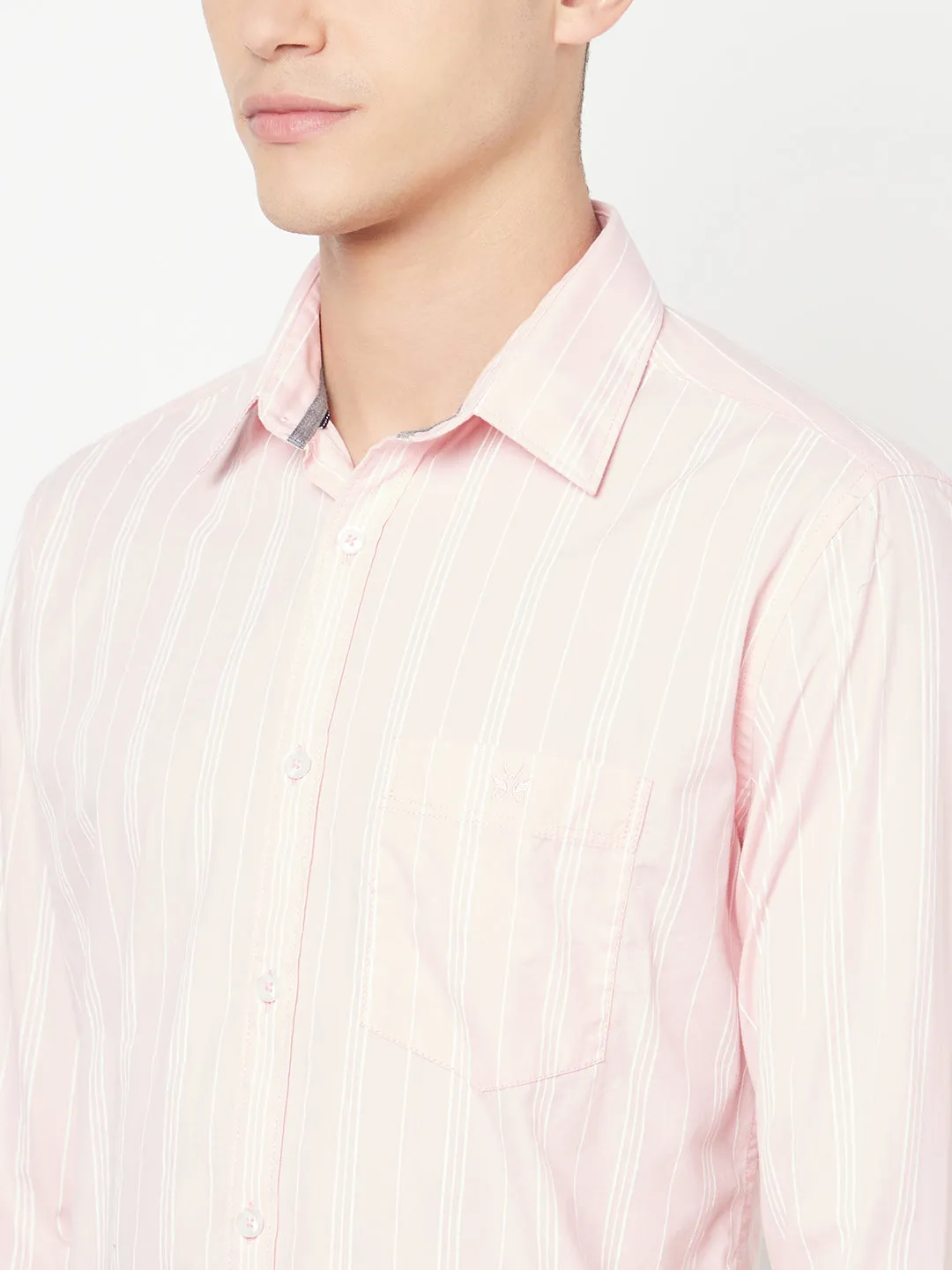 Pink Striped Shirt
