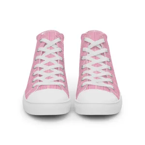 PINK SUNRISE Women’s high top canvas shoes