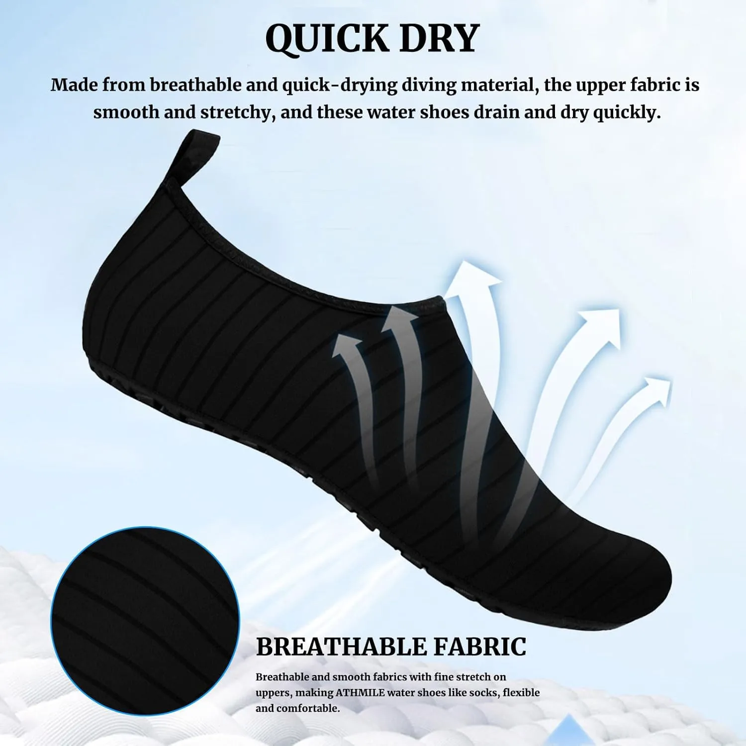 Pool Shoes for Women Water Aerobics Non Slip Wide Width Water Shoes Barefoot Aqua Socks Quick-Dry Non Slip Shoe Aqua Yoga Socks Slip On for Women Breathable Lightweight Beach Footwear