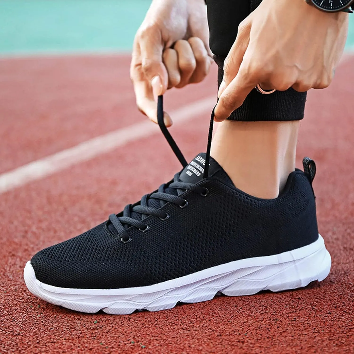 Sneakers for Women Walking Shoes Non Slip Lace Up Running Shoes for Men Mesh Casual Shoes for Fall Fashion Sneakers Waterproof Tennis Shoe Trainers Shoe