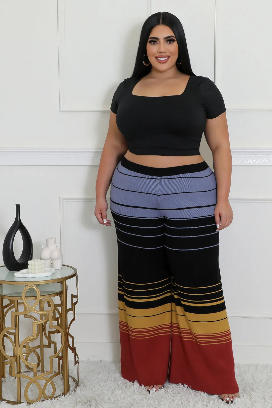 Stripes of Confidence Sweater Dress Set