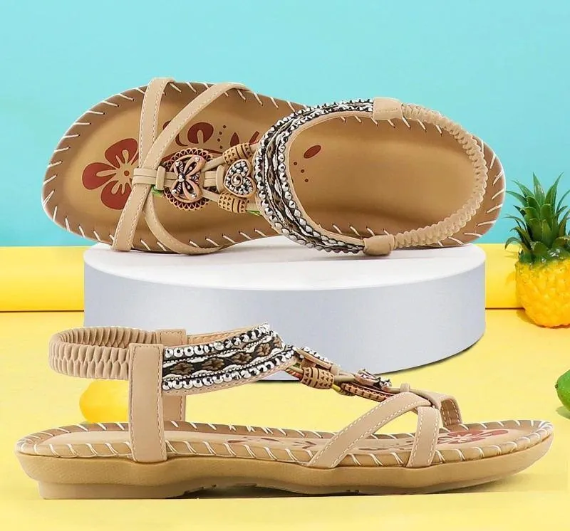 Sylis | Rhinestone Orthopedic Sandals