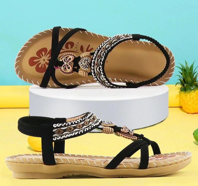 Sylis | Rhinestone Orthopedic Sandals