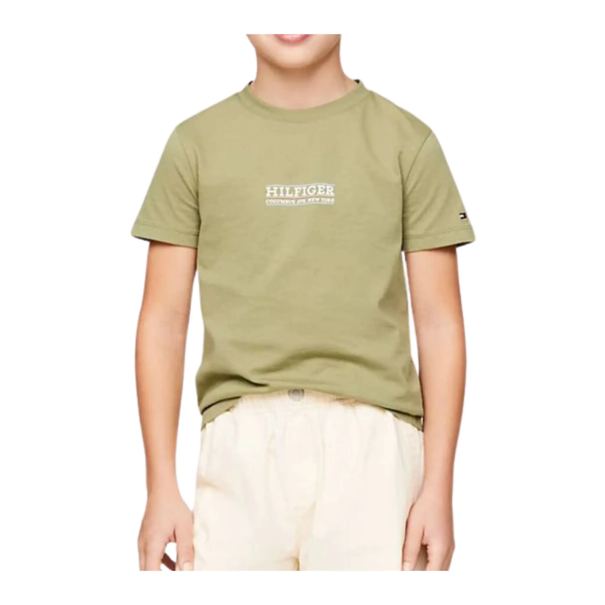 T-shirt Bambino Verde mezza manica