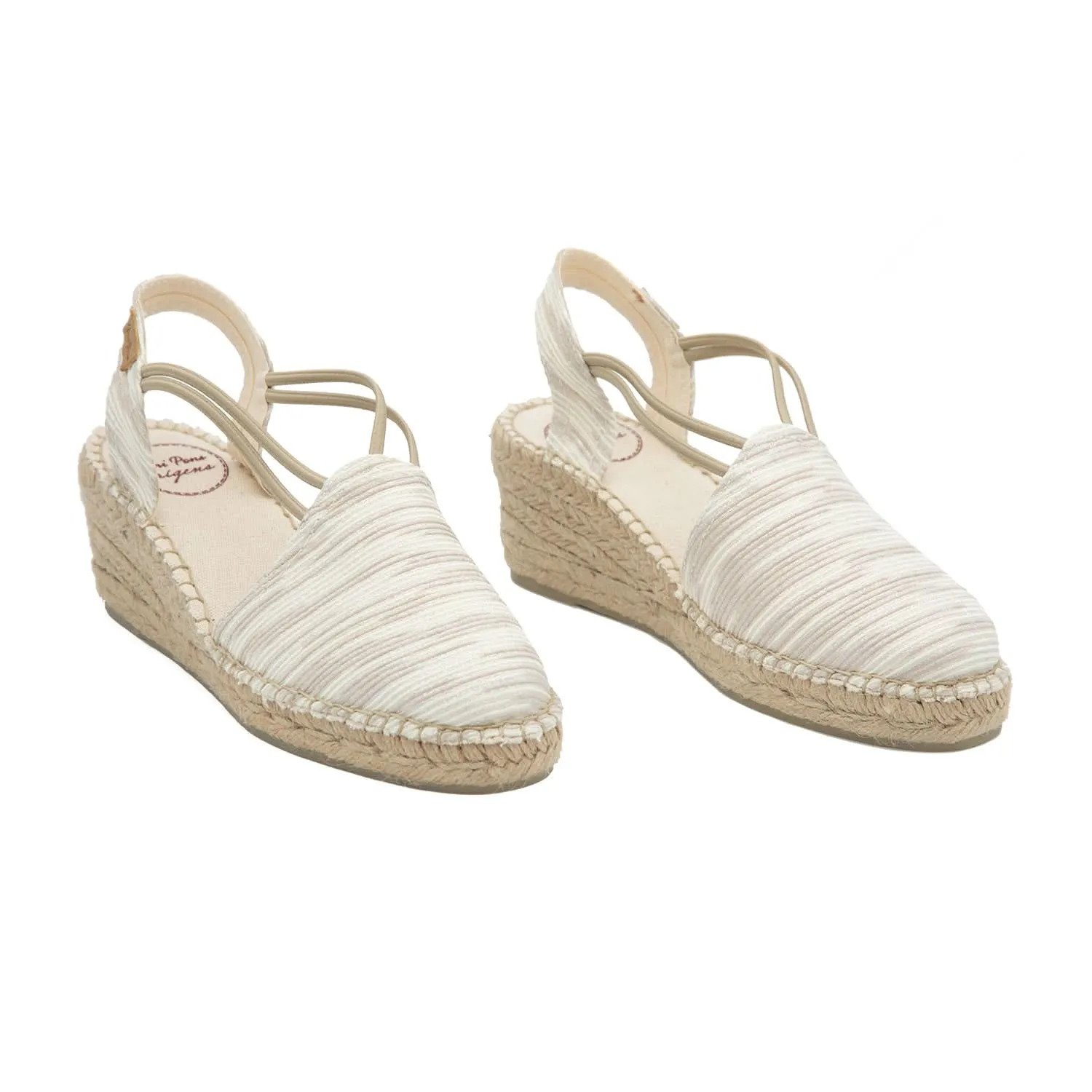 Textile Wedge Espadrille for Women - Tania-ZR