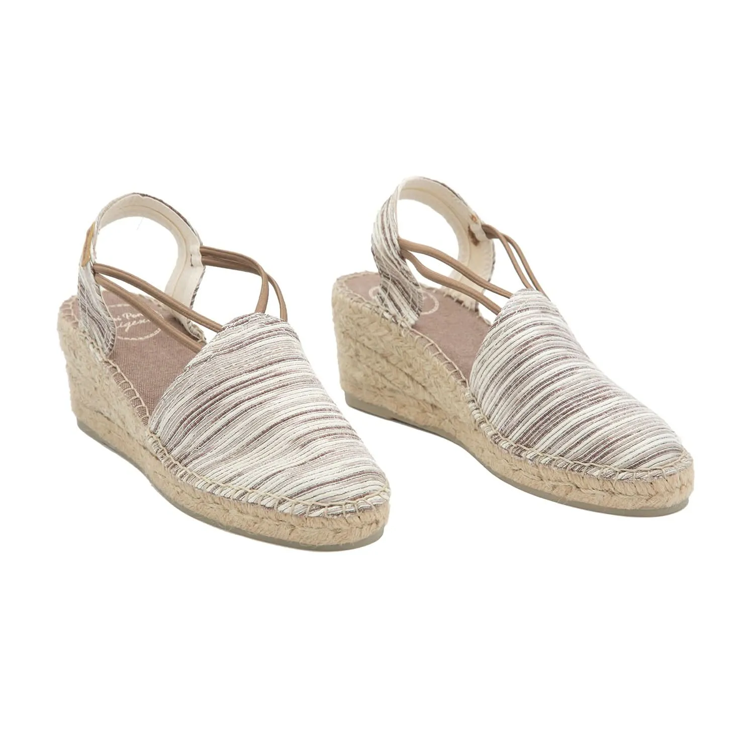 Textile Wedge Espadrille for Women - Tania-ZR