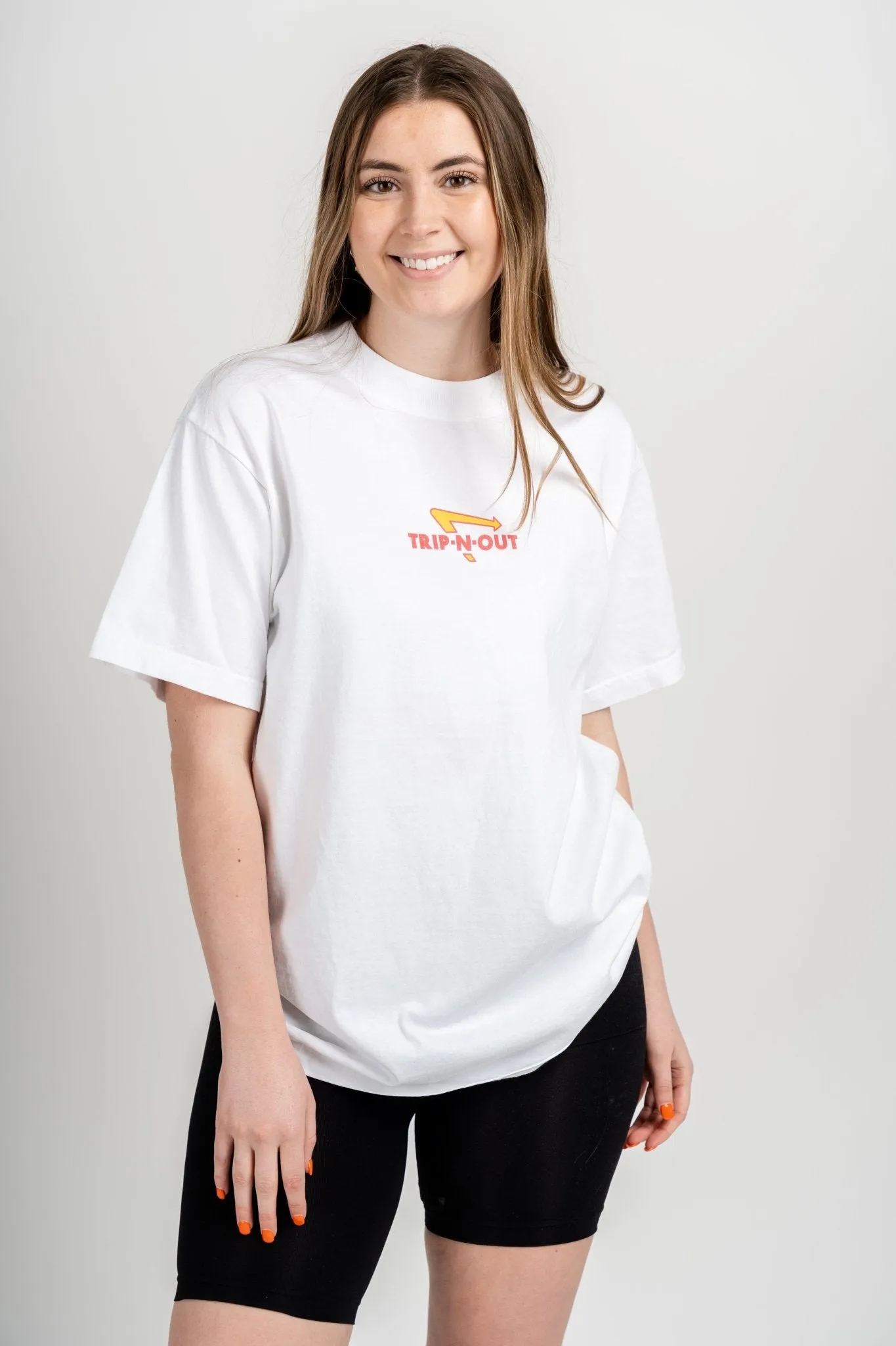 Trip N Out oversized graphic tee off white