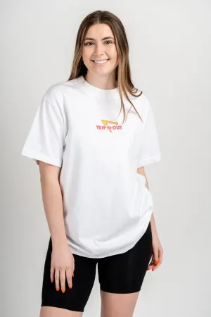 Trip N Out oversized graphic tee off white